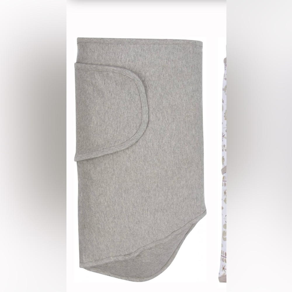 The Original Miracle Blanket Swaddle in Heather Gray- 0-6m